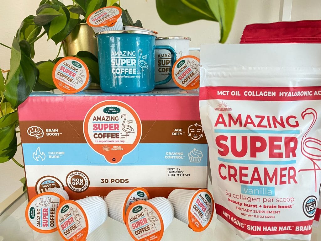 Amazing Super Coffee pods and Amazing Super Creamer
