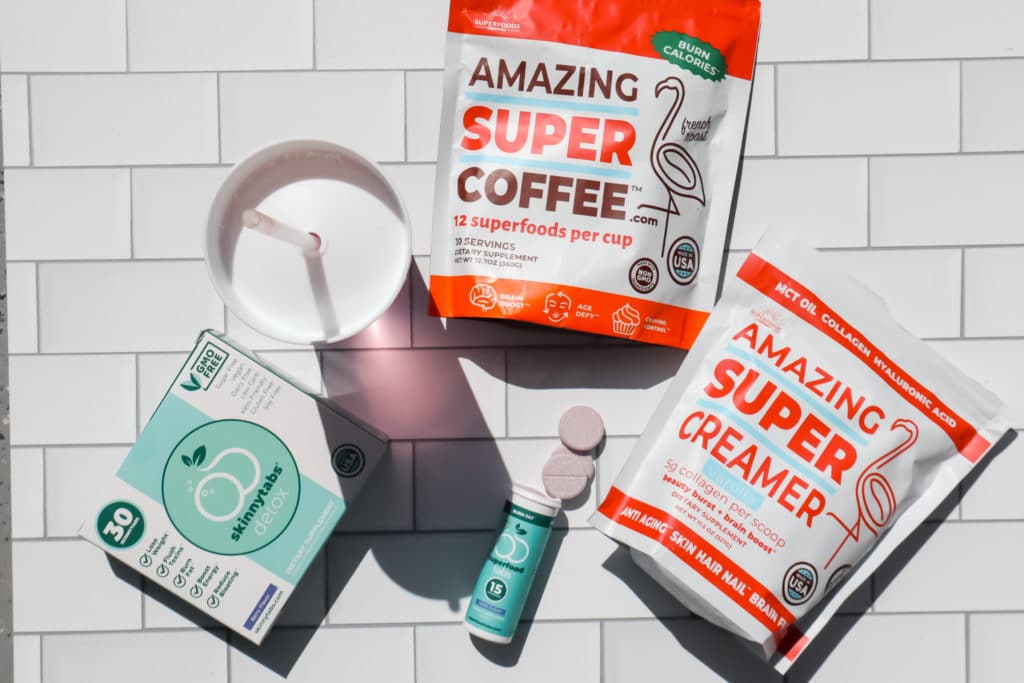 Amazing Super Coffee, Amazing Super Creamer, & Superfood Tabs
