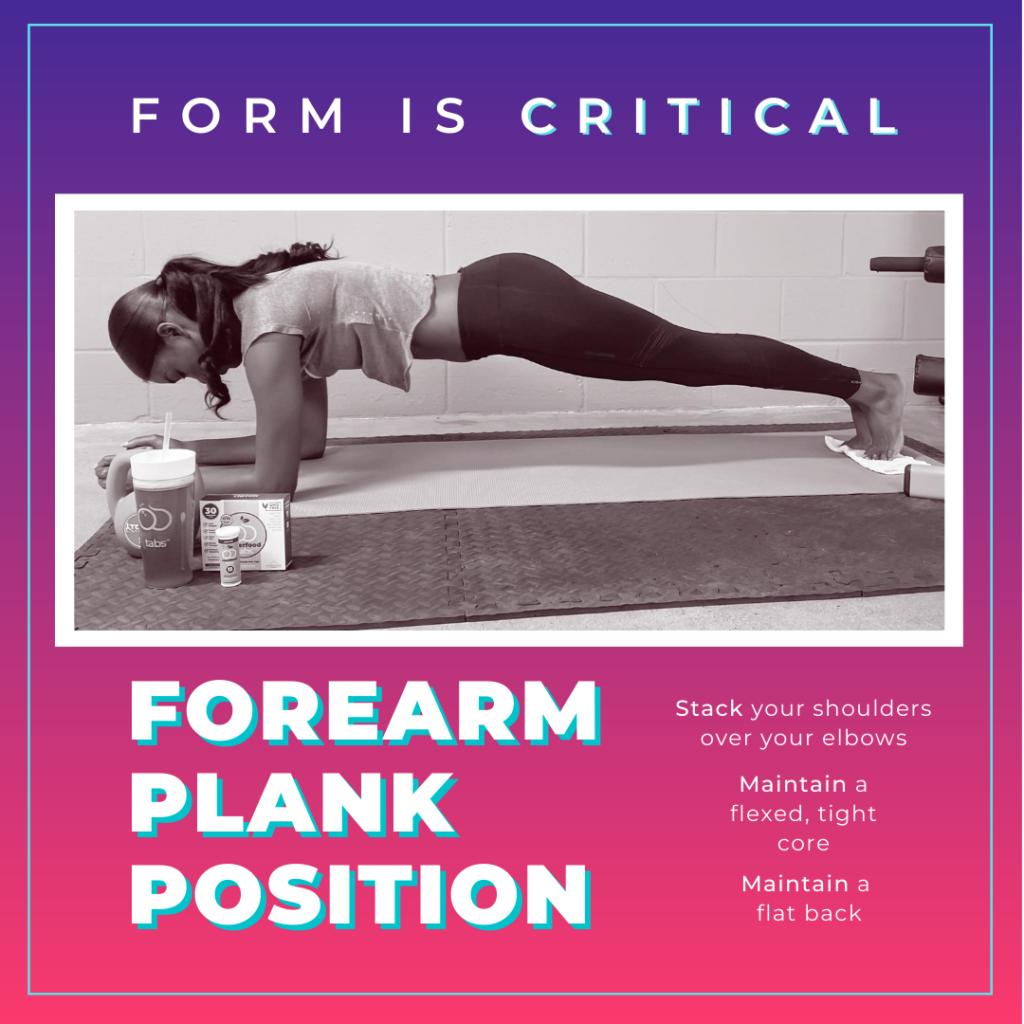 Plank position guide