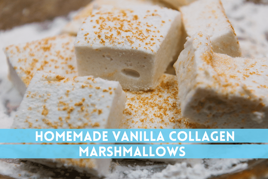 Homemade Vanilla Collagen Marshmallows